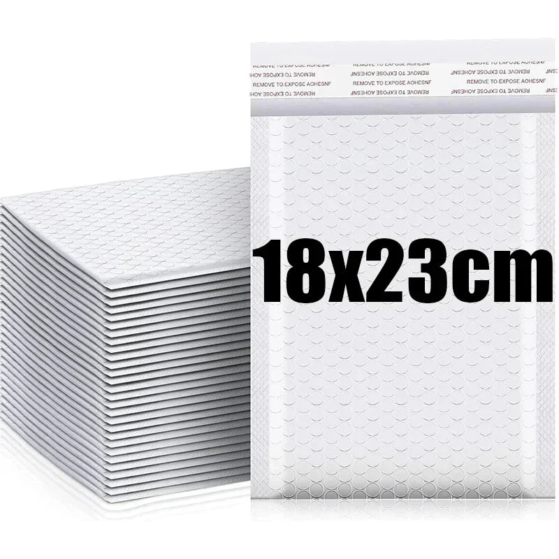 10/60x Bubble Mailers Self Seal Padded Envelopes Waterproof Business Mailing Packages Multi-size Shipping Bags Black White Pink
