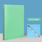 1PCS A4 Perforated Folder Candy-Colored Transparent O-shaped 2-hole, 3-hole, 4-hole Waterproof File Folder Binder