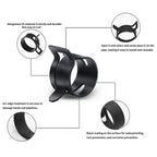 100Pcs/Set 6-17/6-22mm Black Q673B Vacuum Spring Fuel Oil Water Hose Clip Pipe Tube for Band Clamp Metal Fastener Assortment Kit