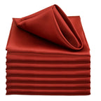 30pcs Satin Square 30cm Napkins Handkerchief Table Dinner Napkin For Wedding Party Decoration Birthday Christmas Cloth Tea Towel