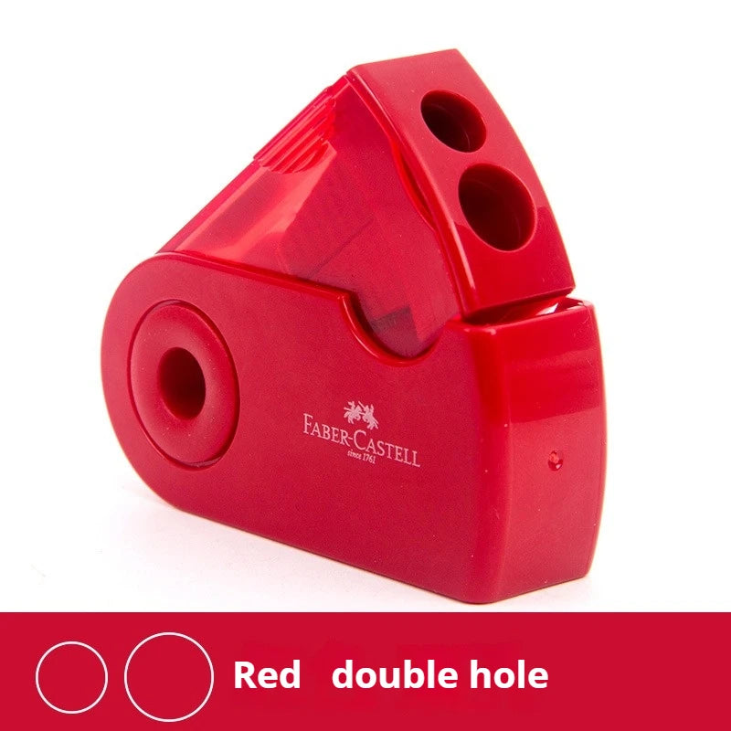1Pc Faber Castell Double Pencil Sharpener Creative Single Hole Double Hole Pen Knife School Office Supplies Student Stationery