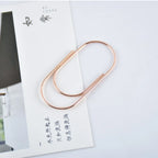 Factory Supply 25pcs/15pcs 50x25mm Large Size Paper Clips 4 Colors Available Large Wide Paper Clips on Promotion