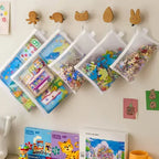 1/3/6PCS Storage Bag Mesh ZipperToy Building Block Puzzle Sub-package Children Particle Zipper Transparent Finishing Storage
