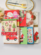 Christmas Party Napkins Disposable Dinner Serviettes Santa Claus Christmas Tree Gifts Flower Element Style Art Decoupage Napkins