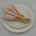 100pcs Satin Napkins For Wedding Party Decor Square 30cm Table Dinner Napkin Restaurant Supplies Christmas Birthday Tea Towels