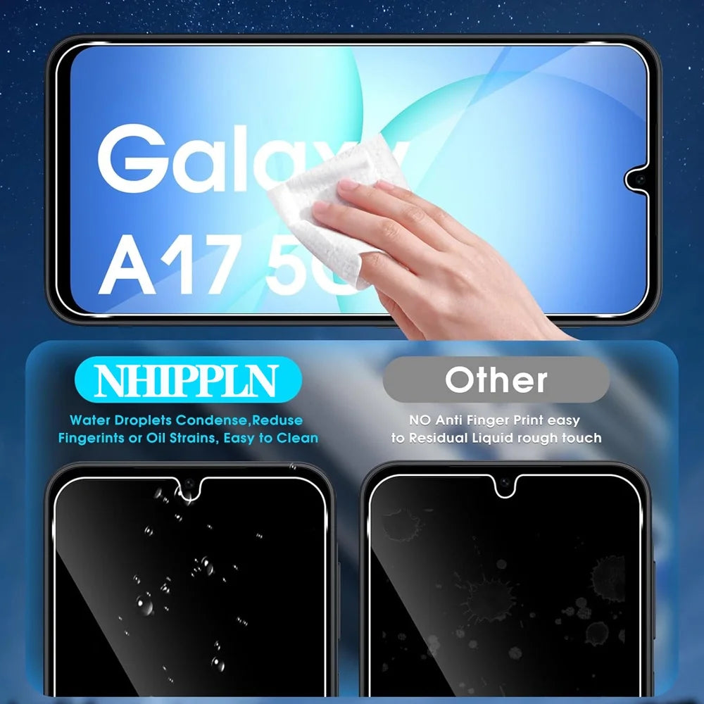 Tempered Glass For Samsung A16 A17 A18 A26 A27 A36 A37 A56 A57 Screen Protector Galaxy A55 A35 A15 A25 A24 Film A51 A52 A53 A54