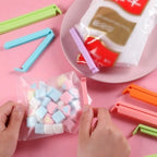 12-60Pcs Portable New Kitchen Storage Food Snack Seal Sealing Bag Clips Sealer Clamp Plastic Tool Kitchen Accessories Wholesale