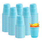 50pcs Mini Plastic Disposable Cups Drinking Cups Wine Cup for Celebration Bachelorette Party Events Wedding Birthday Supplies