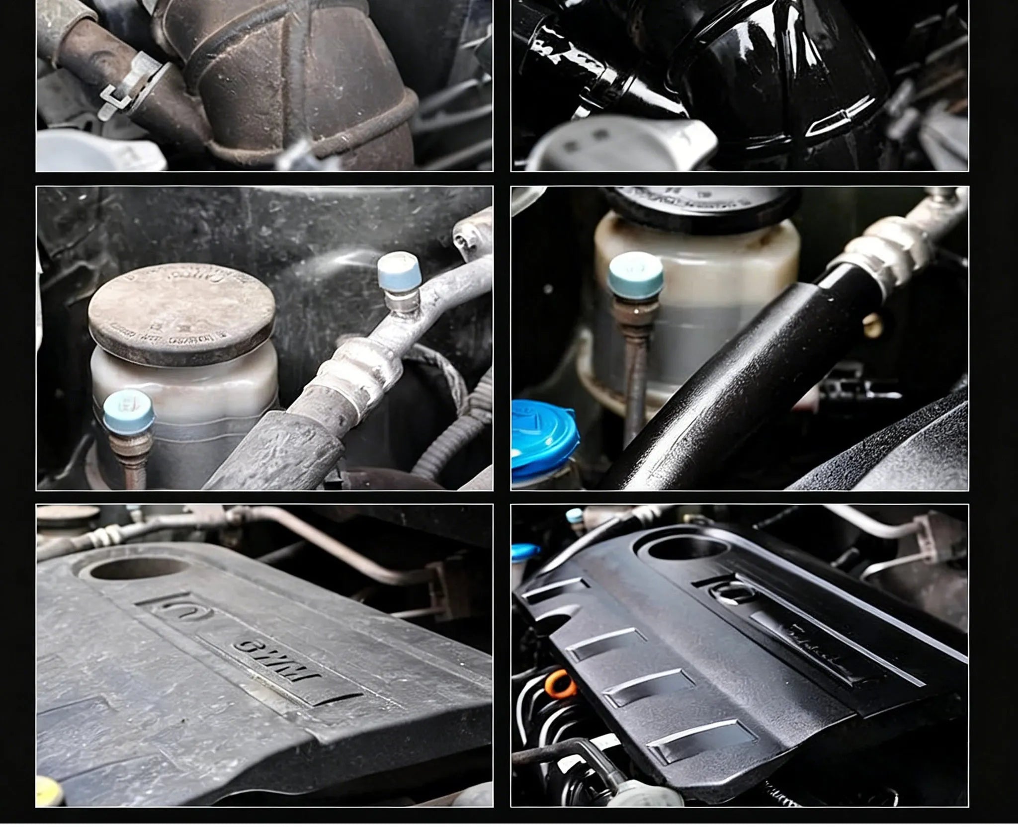 Hydroshine Engine Bay Cleaner Care  Heavy Oil Dust Clean Spray for Car Engine Powerful Decontamination Compartment Cleaning Tool