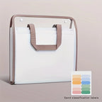 1PC Student file bag accordion bag folder large capacity test paper storage bag