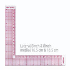 Empire sewing ruler and French curve, used for pattern making drafting, transparent plastic fashion designer ruler pieces assemb