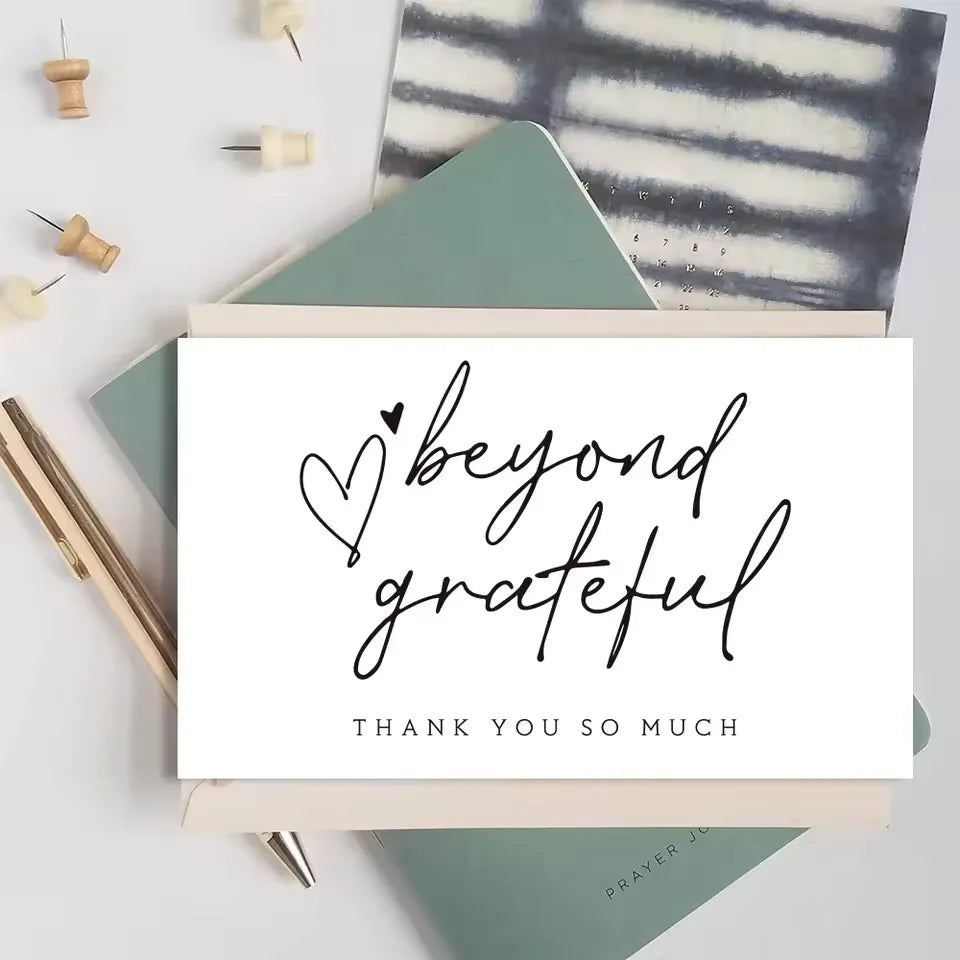 Custom Thank You Cards Business Card Full Color Double-Sided Printing Gift Decoration Card Personalized Logo Wedding Invitation
