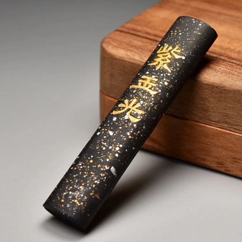Ancient Method Soot Ink Stick High Quality Sumi Handmade Chinese Traditional Painting Calligraphy Ink Stone Supply for Artists