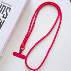 1Pc Universal Long Phone Lanyard Neck Hanging Rope Crossbody Rope With Phone Case Connection Clip