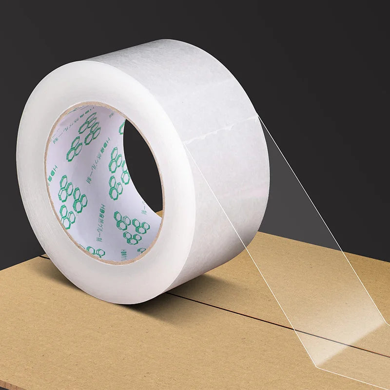 Transparent Tape  BOPP White Packaging Sealing Logistics Carton High Viscosity Express Office Fixed Items Bundling Parcels