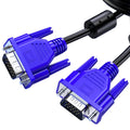 VGA 3 5 Cable Male To Male High Definition Computer Projector Monitor Video Data Cable With Magnetic Ring