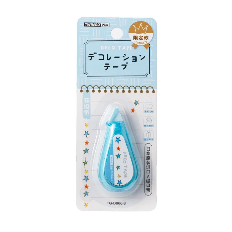 New Kawaii Animals Star Heart Type Decorative Correction Tape Scrapbooking Diary Stationery School Student Supply Kit Gift