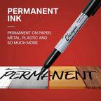 60pcs Fine Point Permanent Markers Pens, Perfect for Classroom, Office, Durable and Long-Lasting. No Suitable for Whiteboard