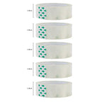 10/5/1 Rolls Premium Transparent Tape 0.8cm 1.2cm 1.8cm Multifuntion High-viscosity Adhesive Tape for Gift Wrapping Packing