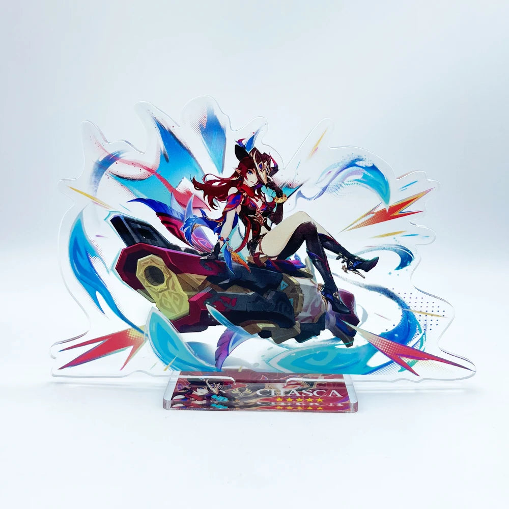 Odette Lohen Flins Durin Mavuika Columbina Xiao Arlecchino Acrylic Anime Model Furina Collect Desktop Decoration Keychains Gift