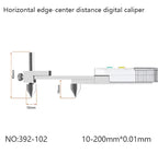 Edge-Center Distance, Center Distance, Digital Caliper, Cone Probe Hole Distance, Centerline Caliper, Edge-To-Hole Measurement