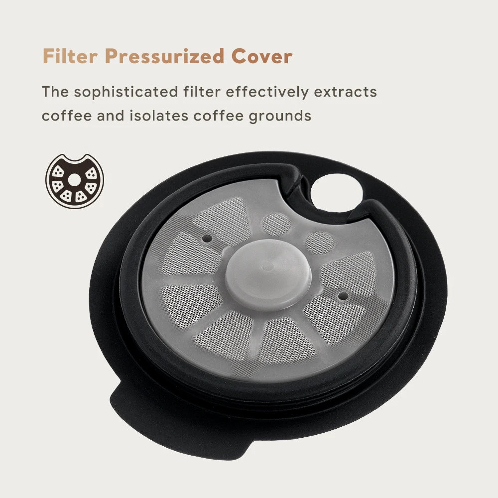 For Bosch Tassimo SUNY  HAPPY VIVY Refillable Coffee Filters Stainless Steel Coffee Capsule Pod Silicone Cover 60/180/200/220ml
