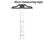 New T Square Ruler 45/60/70/80cm Plastic Drafting Ruler Removable T Head Drawing Drafting Tool Design Art Supplies