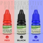 5ml Blue Red Black Ink Textile Clothes Ink Special Ink For Students Kids Name Stamp Printing On Clothing Waterproof Not Fade