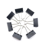 12Pcs/1BOX Binder Clip Clamps Long Tail Combination Folder Bookmark Paper Ticket Clips Effortless School Office Supplies