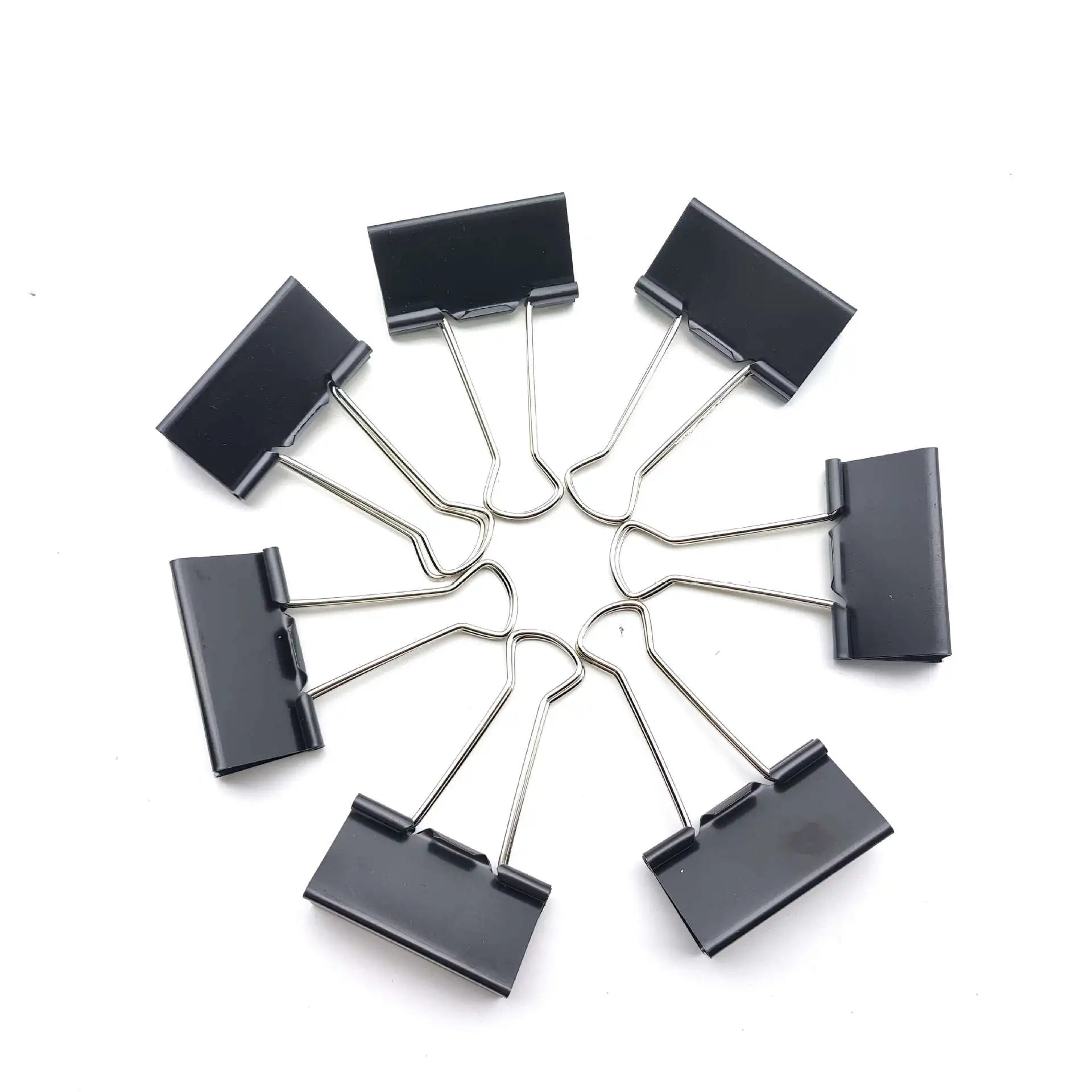 12Pcs/1BOX Binder Clip Clamps Long Tail Combination Folder Bookmark Paper Ticket Clips Effortless School Office Supplies