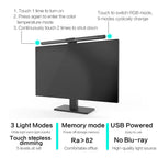 Monitor Light Bar LED Computer Screen Hanging Lights RGB Atmosphere Table Lamp for Work Study Read Gaming Stepless Dimmable