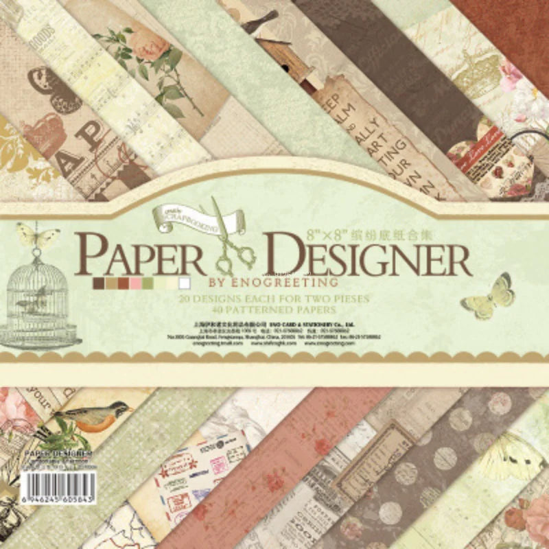 8cun Thick Background Paper Cardstock Paper DIY Scrapbook Holiday Greeting Card Handmade Ledger Scrapping Decoration Paper