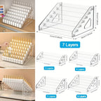 Clear Acrylic Card Display Stand Rack Shelf Organizer for PSA Trading Baseball Cards - Durable, Card Storage Organizer