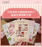 30sheets Kawaii Cartoon Animal Diary Illustration Commemorative Card Postcard Handmade Scrapbooking Material Card Paper