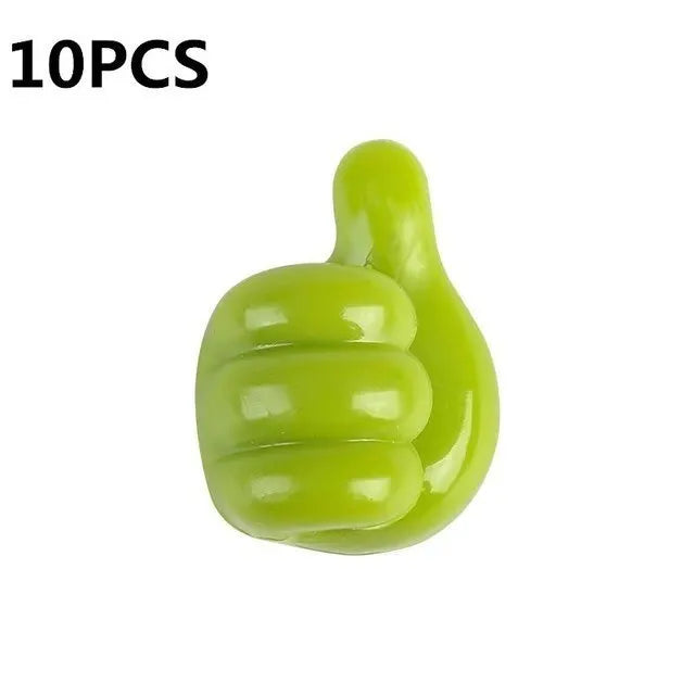 Silicone Thumb Wall Hook Cable Management Wire USB Organizer Clips Wall Hooks Hanger Storage Holder For Kitchen Bathroom Home
