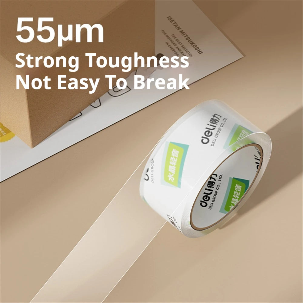 1 Set1.9 inches/4.8cm Tape Dispenser & Tape,  For packaging, shipping, and mailing, Quiet And Smooth,  No Splitting Or Tearing.