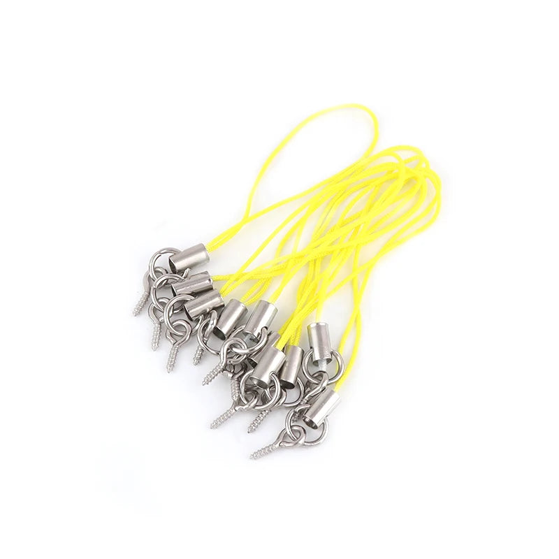 50pcs/lot Hand Wrist Lanyard String Short Grip Lanyard Mobile Phone Strap for USB Flash Drive Keychain ID Badge Holder DIY