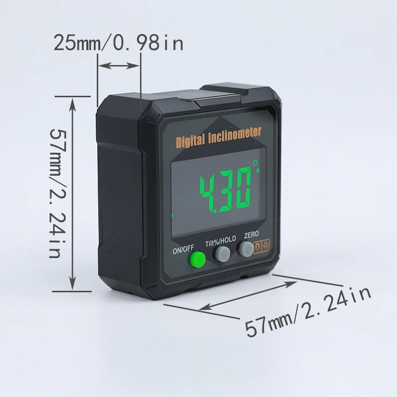 Digital Level Angle Gauge Meter Magnetic Electronic Level Angle Finder Tool Protractor Inclinometer Woodworking Tools