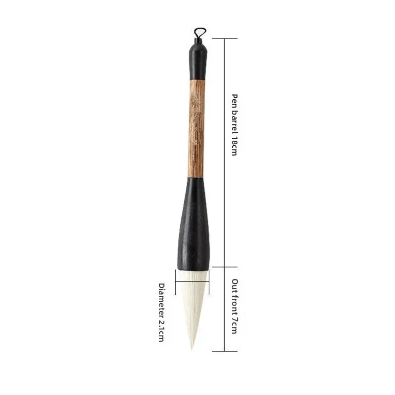 Large Calligraphy Brush Chinese Pen Weasel Wolf Wool Bear Hair Big Character Writing Brush For Spring Festival Couplets