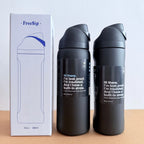 Stainless Steel Water Bottle 32oz Vacuum Insulated Water Bottle with Straw & Leak-Proof Lid Portable Handheld Vacuum Flasks