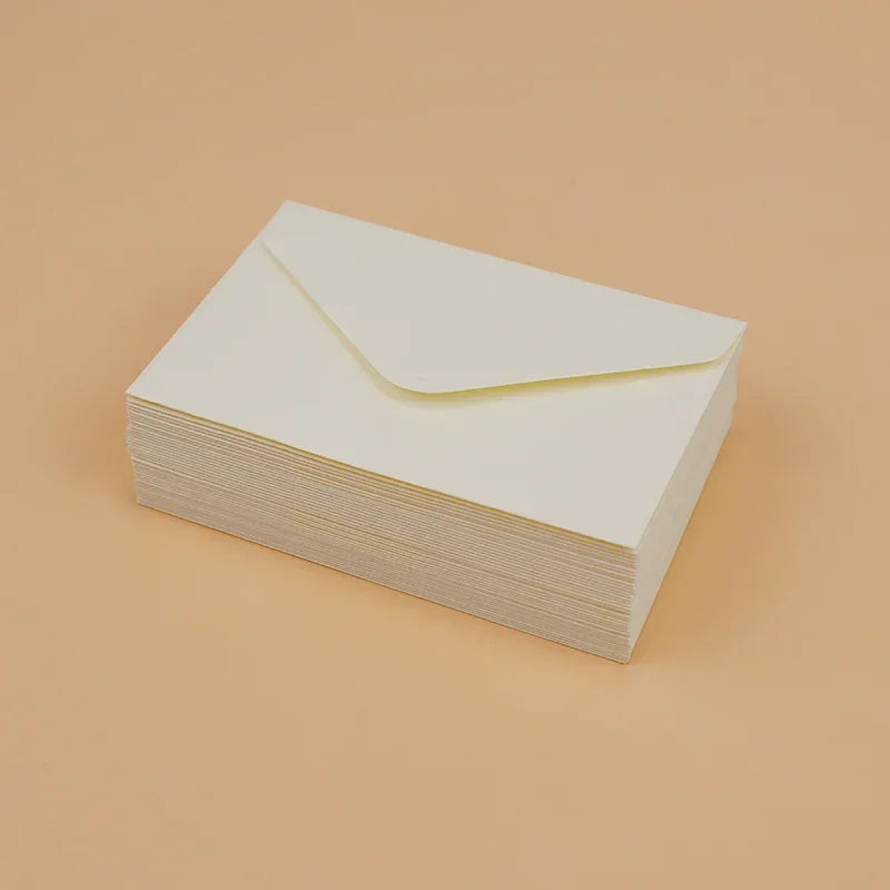 10/20/40/80PCS Gift Envelope Blank Mini Paper Window Envelopes Wedding Invitation Envelope Envelopes for Letters  Mailers