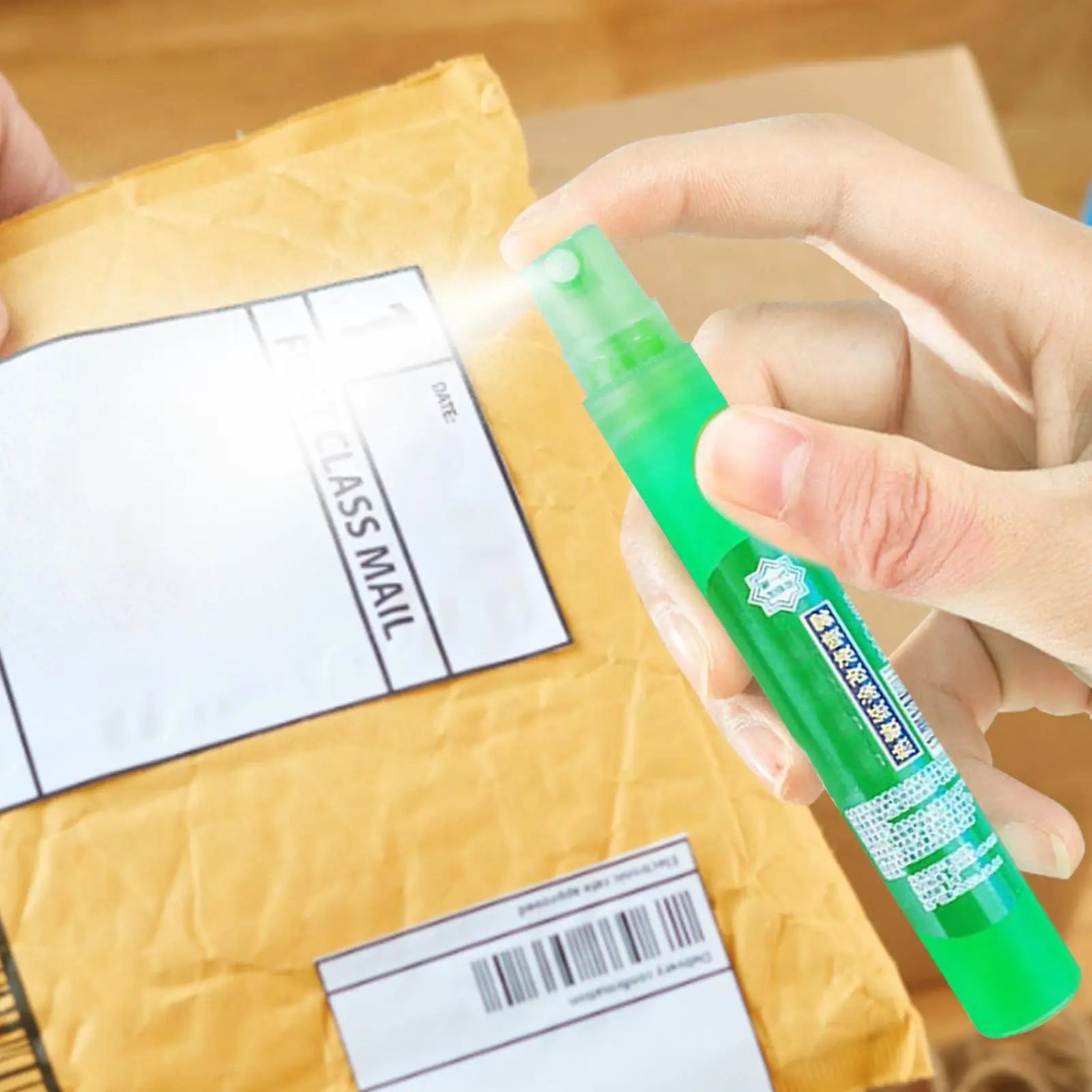 Quick-drying Thermal Paper Correction Fluid Confidentiality Stamp Spray Express Delivery Information Eraser Pen for Privacy Prot