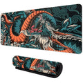 Gaming Performance Focus‌ ‌Ultra-Smooth Dragon XXL Gaming Mousepad (900x400mm/700x300mm) – High-Speed Cloth Surface & Anti-Slip
