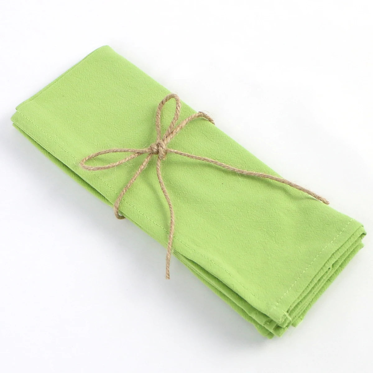 4PC 30X45CM Wedding Cloth Napkins Sage Green Cotton Fabric  Dinner Kitchen Tea Towels Table Design Mat Christmas Decoration