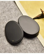 Small Portable Ink stone Chinese Style Calligraphy Regular Script Ink Stone Students Brush Writing Raw Stone She Inkstone