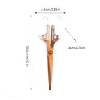 Acrylic Scissors Transparent Handle Gold Silver Colored Sharp Stainless Steel Kitchen,Office Stationery,Paper Cut Pruning Sewing