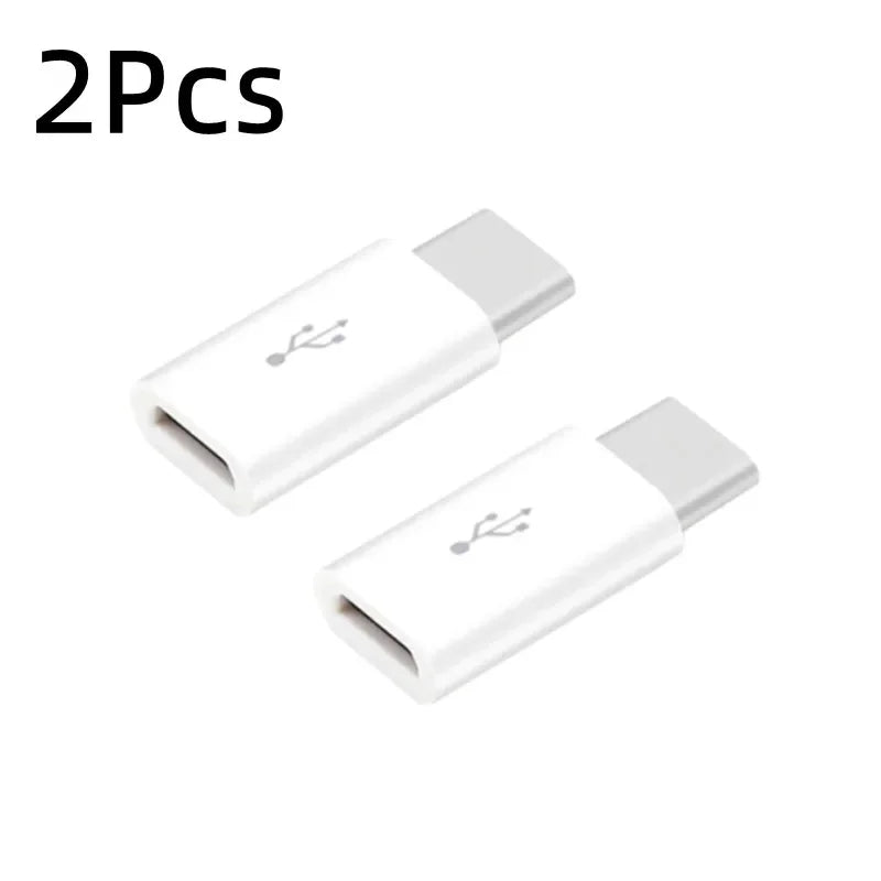 1/3Pcs Micro USB Female To Type C Male Adapter OTG Converter Micro-B To USB-C Connector Charging Cable Adapter Phone Accessories