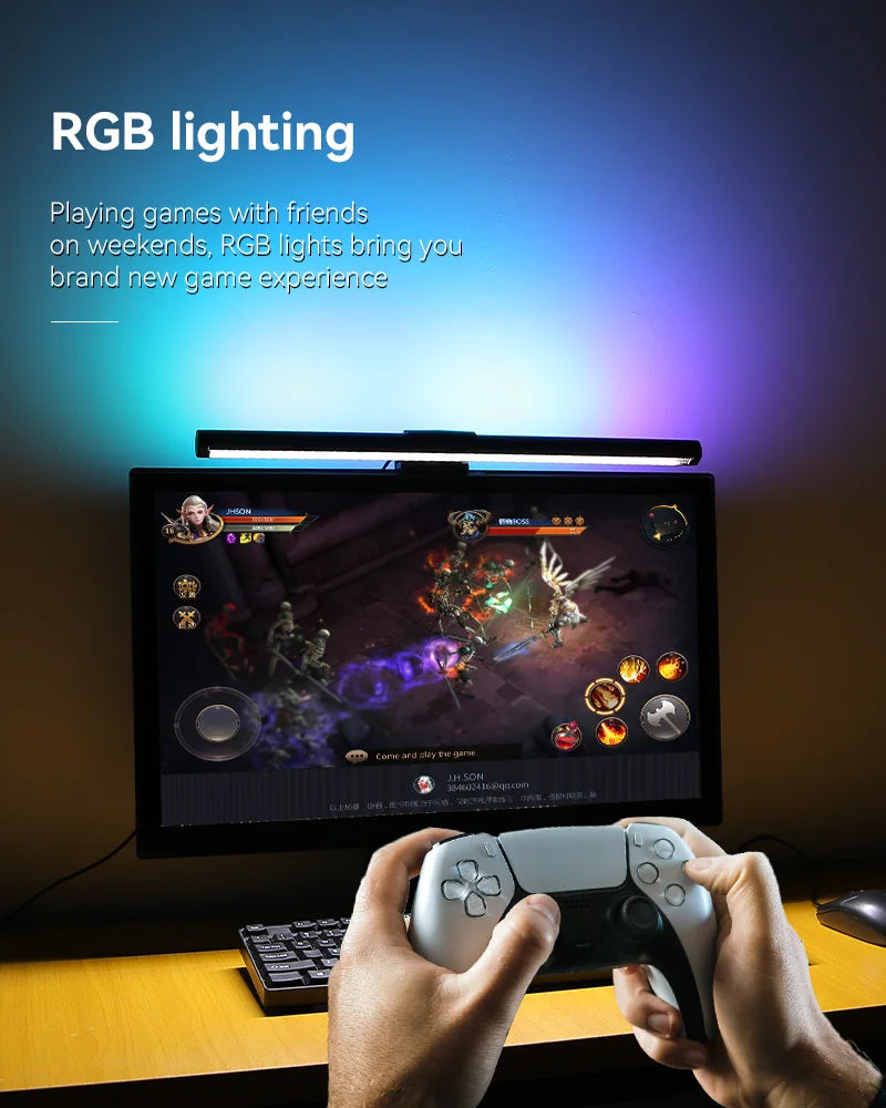 Led Monitor Light Bar Computer Lamps Reading Light Screen Hanging Desk Light Stepless Dimming Monitor For Bedroom Study Room