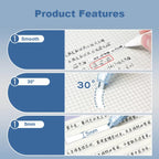 Press Correction Tape Set 5mm*12m Large Capacity Refill Replacement Stationery School Office Supplies Pen Style Correction Tape