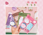 Kawaii Cartoon Strawberry Rabbit Bear Sticky Notes Memo Pad Cute Message N Times Sticky Office Stationery Supply Journal Planner